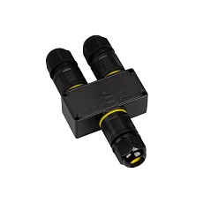Коннектор NEO-GERM-3pin-Y-WTW (4-8mm) Arlight 053435