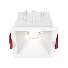 Встраиваемый светильник Maytoni Alfa LED DL043-01-10W3K-D-SQ-W