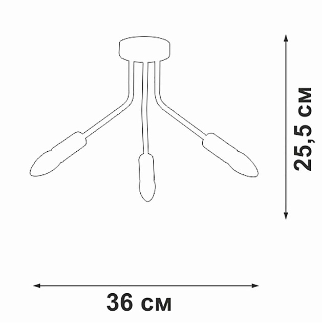 Потолочная люстра Vitaluce V3020-1/3PL Фото № 4