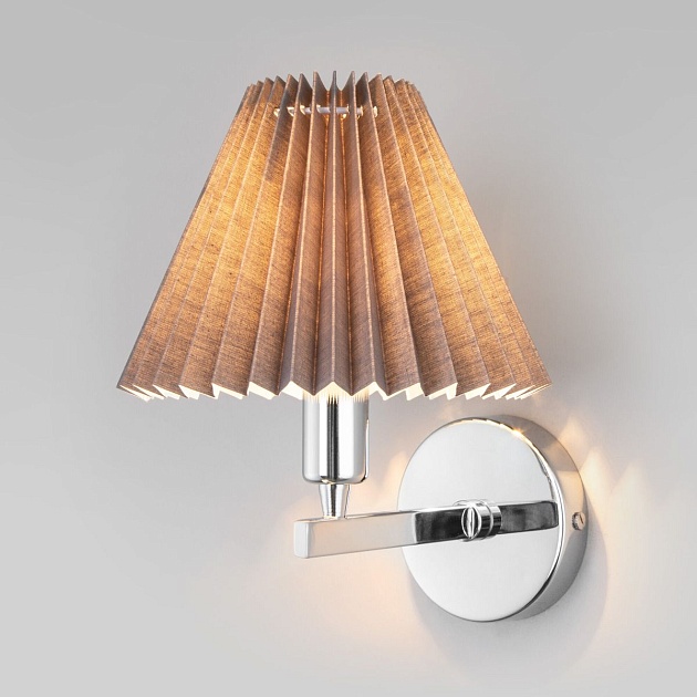 Бра Eurosvet Peony 60136/1 хром/графит изображение 4 Бра Eurosvet Peony 60136/1 хром/графит Фото № 4