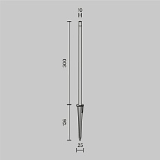 Ландшафтный светодиодный светильник Maytoni Spear O441FL-L1GF3K 1