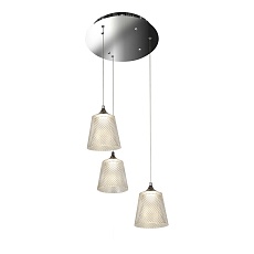 Подвесная светодиодная люстра iLedex Flora WD8007-3 CR 3
