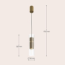 Подвесной светильник Maytoni Dynamics MOD326PL-01MG 1