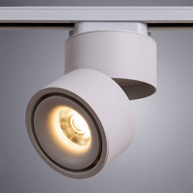 Трековый светодиодный светильник Arte Lamp Arcturus A7716PL-1WH фото 2