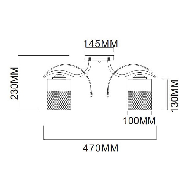 Потолочная люстра Rivoli Hulda 9068-305 Б0047525 Фото № 2