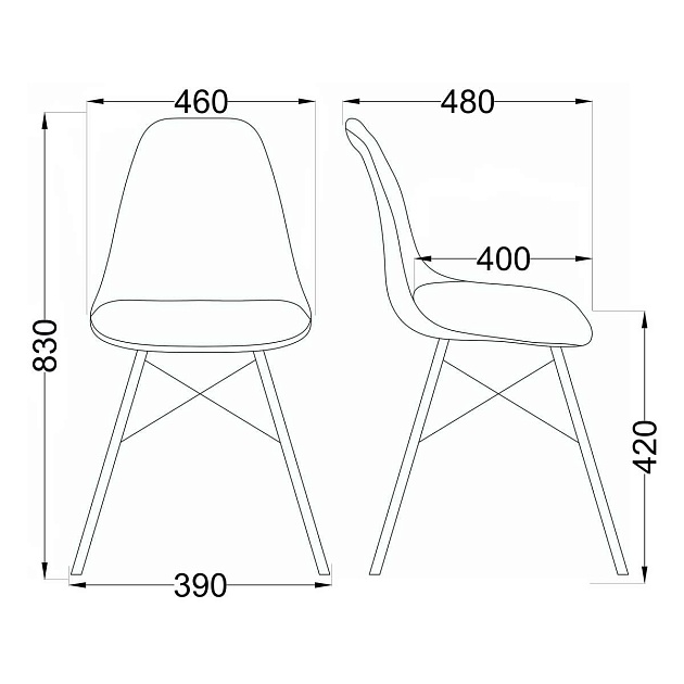 Кухонный стул AksHome Kord белый, пластик 30824 изображение 2 Кухонный стул AksHome Kord белый, пластик 30824 Фото № 2