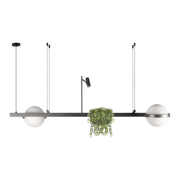 Подвесной светодиодный светильник Loft IT Jardin 10121/D Dark grey Фото № 1