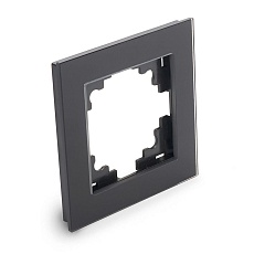 Рамка 1-постовая Stekker Катрин черный GFR00-7001-05 39518 4