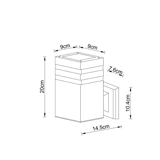 Уличный настенный светильник Arte Lamp Heather A4413AL-1BK Фото № 2