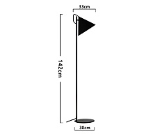 Торшер Kink Light Райви 08482-F,19 2