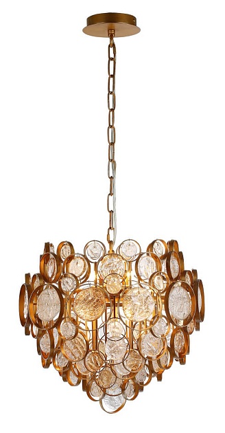 Подвесной светильник Crystal Lux Deseo SP6 D460 Gold Фото № 3