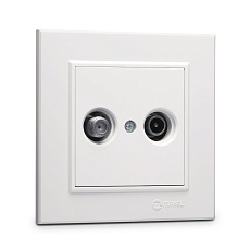 Розетка тv-sat концевая 1 db Makel Karea 56001098