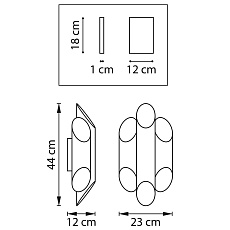 Бра Lightstar Siena 720662 2