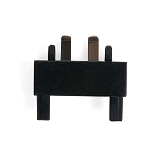 Коннектор для 4-стороннего соединителя накладного шинопровода Elektrostandard Flat Magnetic 85004/00 черный a063739 2