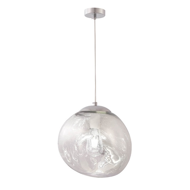 Подвесной светильник Crystal Lux Malaga SP1 D280 Chrome Фото № 3