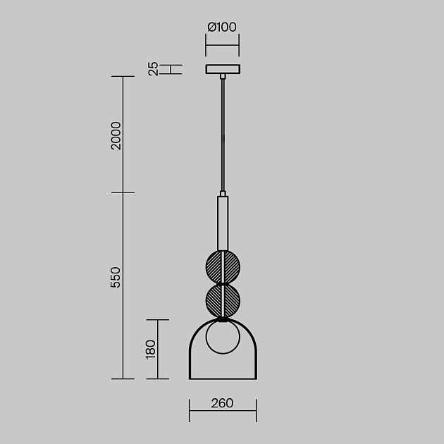 Подвесной светильник Freya Sunspot FR5482PL-01BS изображение 2 Подвесной светильник Freya Sunspot FR5482PL-01BS Фото № 2