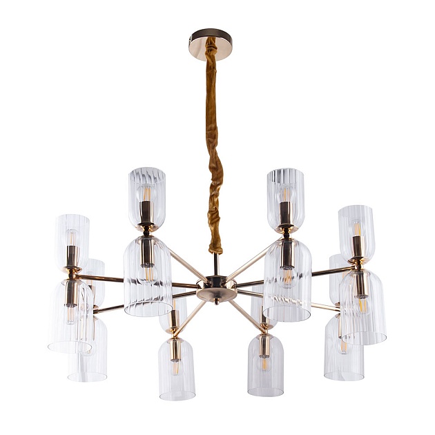 Подвесная люстра Arte Lamp CHARM A1623LM-16GO Фото № 1