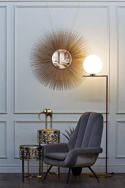 Журнальный стол Garda Decor 13RXFS5080M-Gold изображение 4 Журнальный стол Garda Decor 13RXFS5080M-Gold Фото № 4