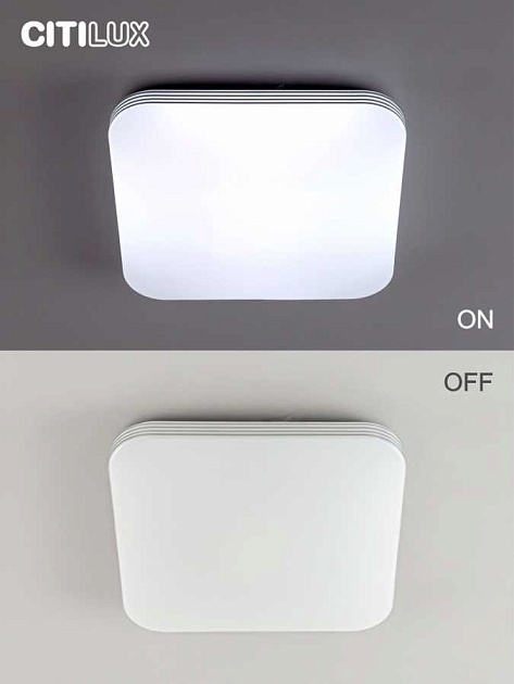 Потолочный светодиодный светильник Citilux Симпла CL714K330G изображение 18 Потолочный светодиодный светильник Citilux Симпла CL714K330G Фото № 18