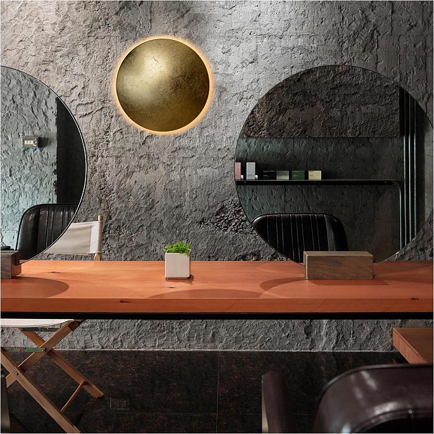 Настенный светодиодный светильник iLedex Lunar ZD8102-18W Gold Фото № 2