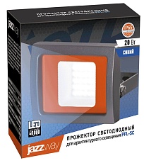Прожектор светодиодный Jazzway PFL-SC 20W синий 5010475 1