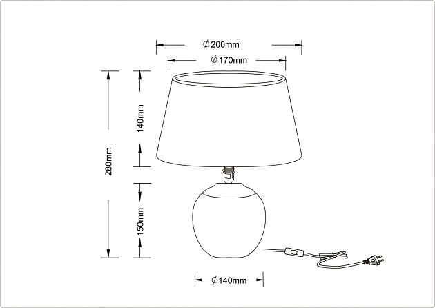 Настольная лампа Arte Lamp Scheat A5033LT-1WH Фото № 2