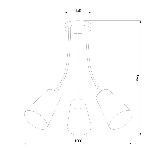 Потолочная люстра TK Lighting 1711 Wire Kids Фото № 2