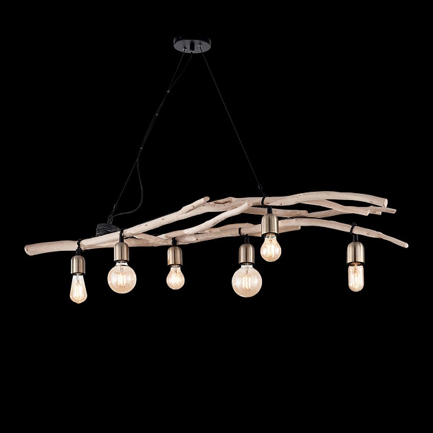 Подвесная люстра Ideal Lux Driftwood SP6 180922 изображение 2 Подвесная люстра Ideal Lux Driftwood SP6 180922 Фото № 2