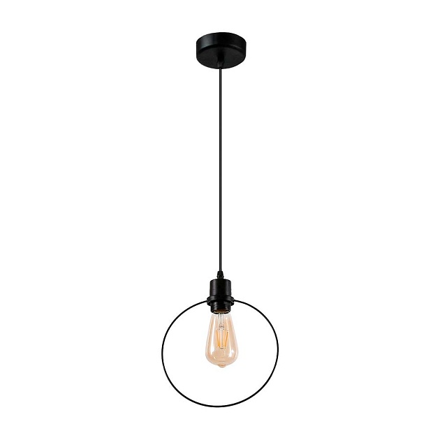 Подвесной светильник ЭкономСвет 18302L/1BK Фото № 1