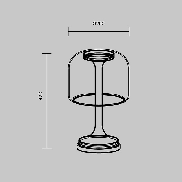 Настольная лампа Maytoni Spirito MOD286TL-L18G3K изображение 2 Настольная лампа Maytoni Spirito MOD286TL-L18G3K Фото № 2