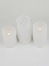 Фигурка светодиодная «Свеча» 7,5х15,1см Uniel ULD-F050 Warm White Candle Set3 UL-00007256 1