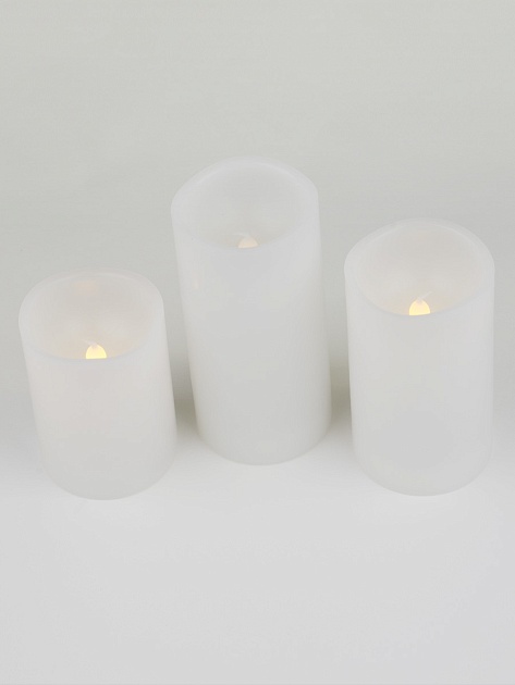 Фигурка светодиодная «Свеча» 7,5х15,1см Uniel ULD-F050 Warm White Candle Set3 UL-00007256 фото 2