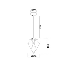 Подвесной светильник Vele Luce Cassiopea VL1154P01 4