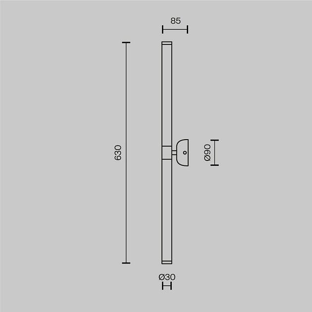 Подсветка для зеркал Maytoni Axis MOD106WL-L16W3K Фото № 3