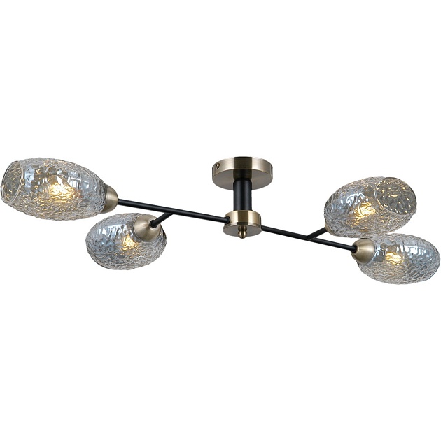 Потолочная люстра Illumico IL0285-4CSQ-79 BK AB Фото № 1