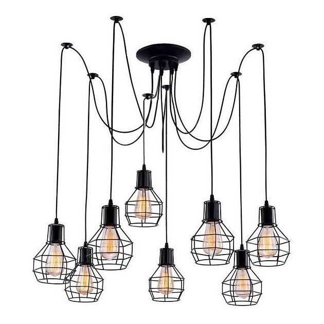 Подвесная люстра Escada 1129/8S (Black) изображение 1 Подвесная люстра Escada 1129/8S (Black) Фото № 1