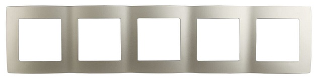 Рамка 5-постовая ЭРА 12 12-5005-04 Б0014784 Фото № 1