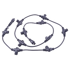 Провод-шина для гирлянд Uniel UCX-F90 T10/2M/BK UL-00013219 2