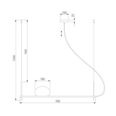 Подвесной светильник Eurosvet Stair 70145/1 черный 1