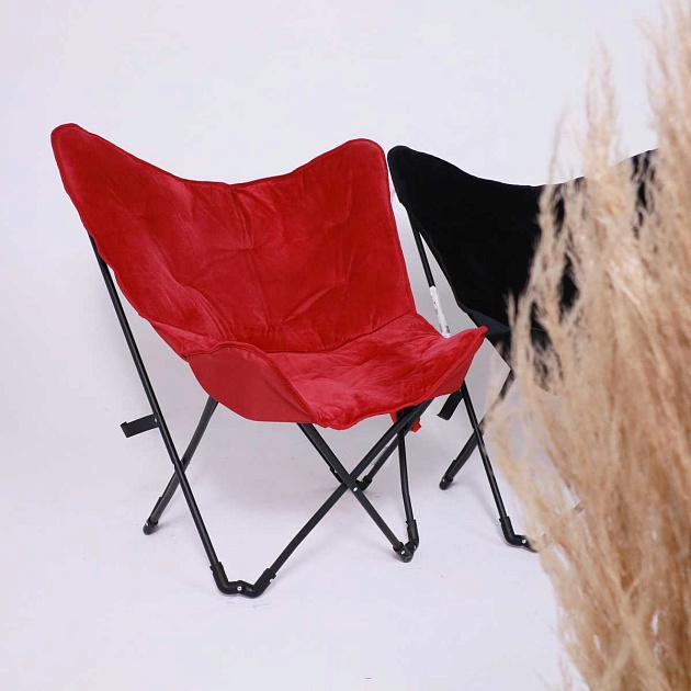 Складной стул AksHome Maggy красный, ткань 86924 фото 2