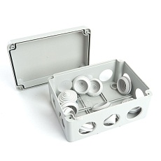 Коробка разветвительная Stekker EBX20-310-55, 190*140*70мм, 10 вводов, IP55, светло-серая (GE41244) 40000 4