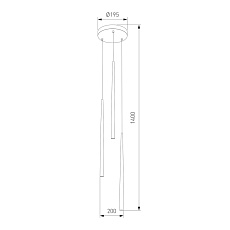 Подвесная люстра TK Lighting 10113 Piano 1