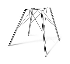 Журнальный стол Sheffilton SHT-S37/ЛДСП 60 хром лак/хромикс белый 2048264004 1