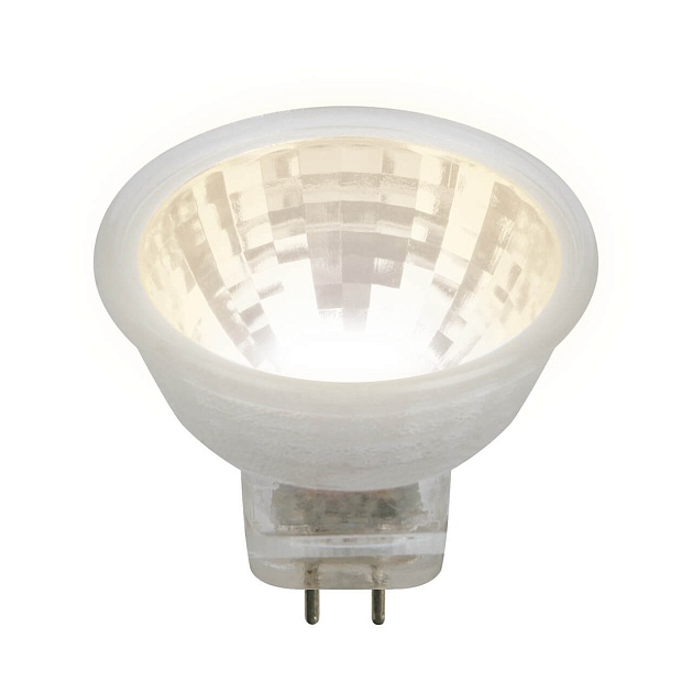Лампа светодиодная Uniel GU4 3W 3000K прозрачная LED-MR11-3W/WW/GU4 GLZ21TR UL-00001700 фото 
