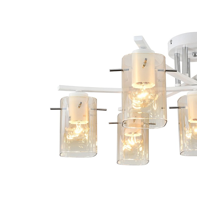 Потолочная люстра Escada Iberis 1101/7P White изображение 3 Потолочная люстра Escada Iberis 1101/7P White Фото № 3