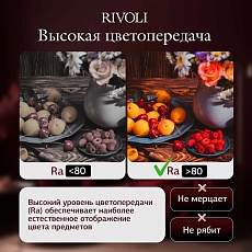 Светильник потолочный светодиодный Rivoli Eliana 6178-702 LED 3000K-6500k 80 Вт с пультом Б0069797 2