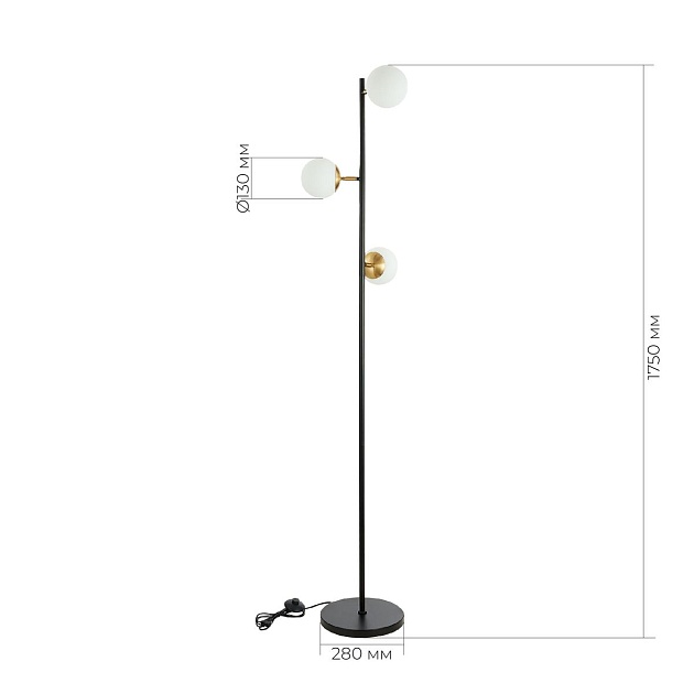 Торшер Evoluce FORLI SLE220405-03 изображение 3 Торшер Evoluce FORLI SLE220405-03 Фото № 3