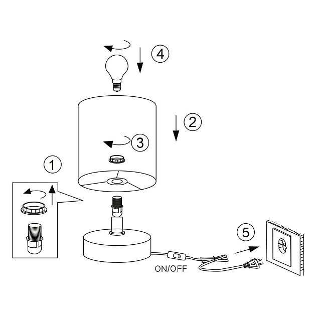 Настольная лампа Rivoli Eleanor 7070-502 Б0057270 изображение 2 Настольная лампа Rivoli Eleanor 7070-502 Б0057270 Фото № 2