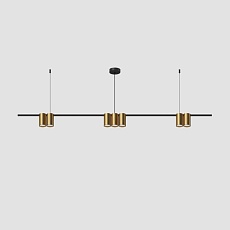 Подвесная люстра Denkirs Orbit DK4063-BK+SG 1