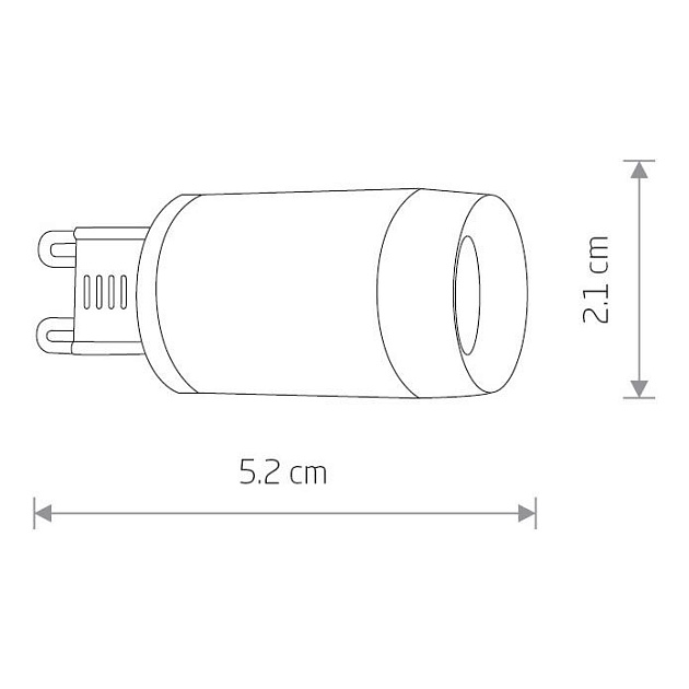 Лампа светодиодная G9 3W 4000K прозрачная 8447 фото 2